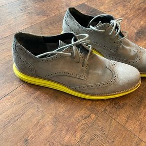 Cole Haan Nike Grey Gray/Neon yellow size 13
